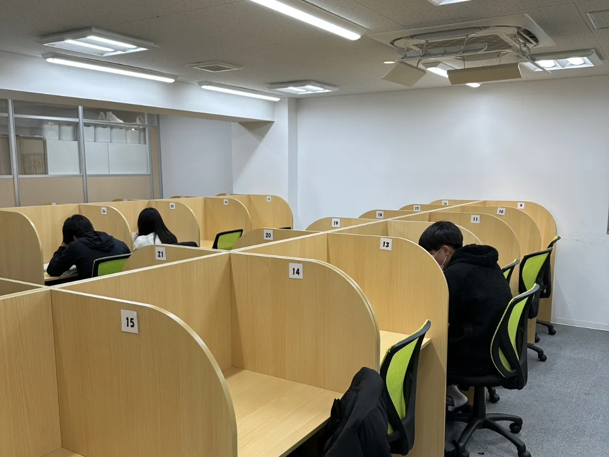 自習室の様子
